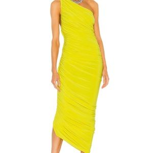 Norma Kamali Diana Gown Yellow